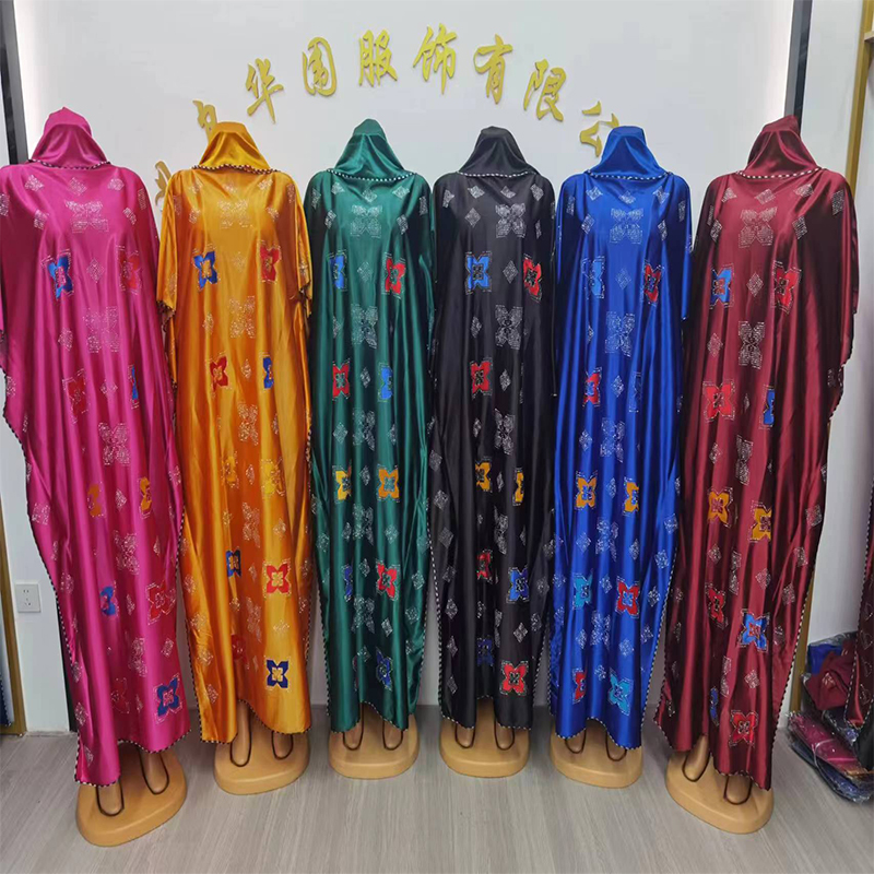 African Women's Abaya Arab Women's Middle East Prayer Abaya Loose Plus Size Hw116 details Picture