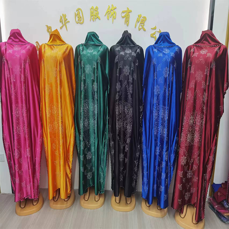 African Women's Abaya Arab Women's Middle East Prayer Abaya Loose Plus Size Hw114 details Picture