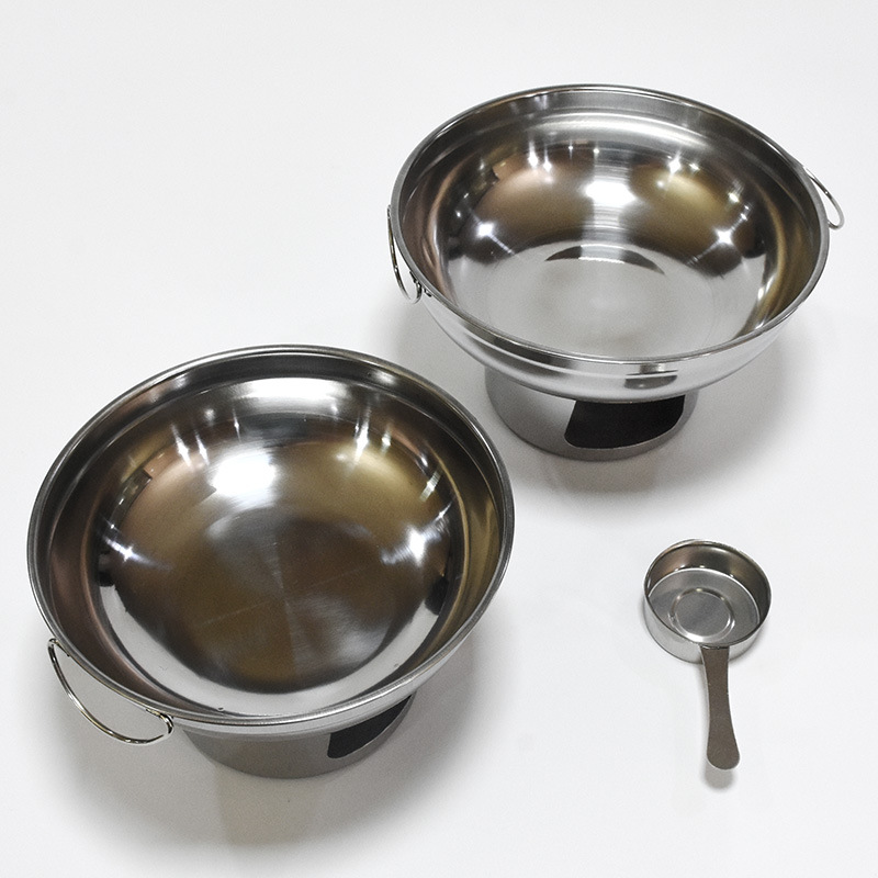 DF99732 Stainless steel Alcohol Buffet stove with charcoal alcohol food heating container DF TRADING HOUSE Specification drawing