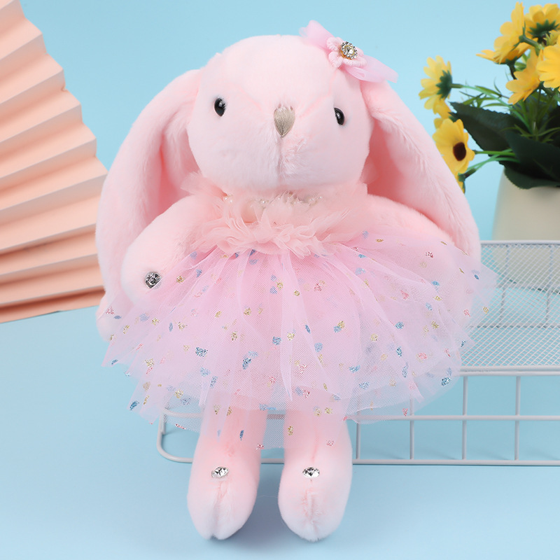 网红可爱兔子布娃娃毛绒玩具公仔娃娃玩具送女生儿童批发礼物详情4