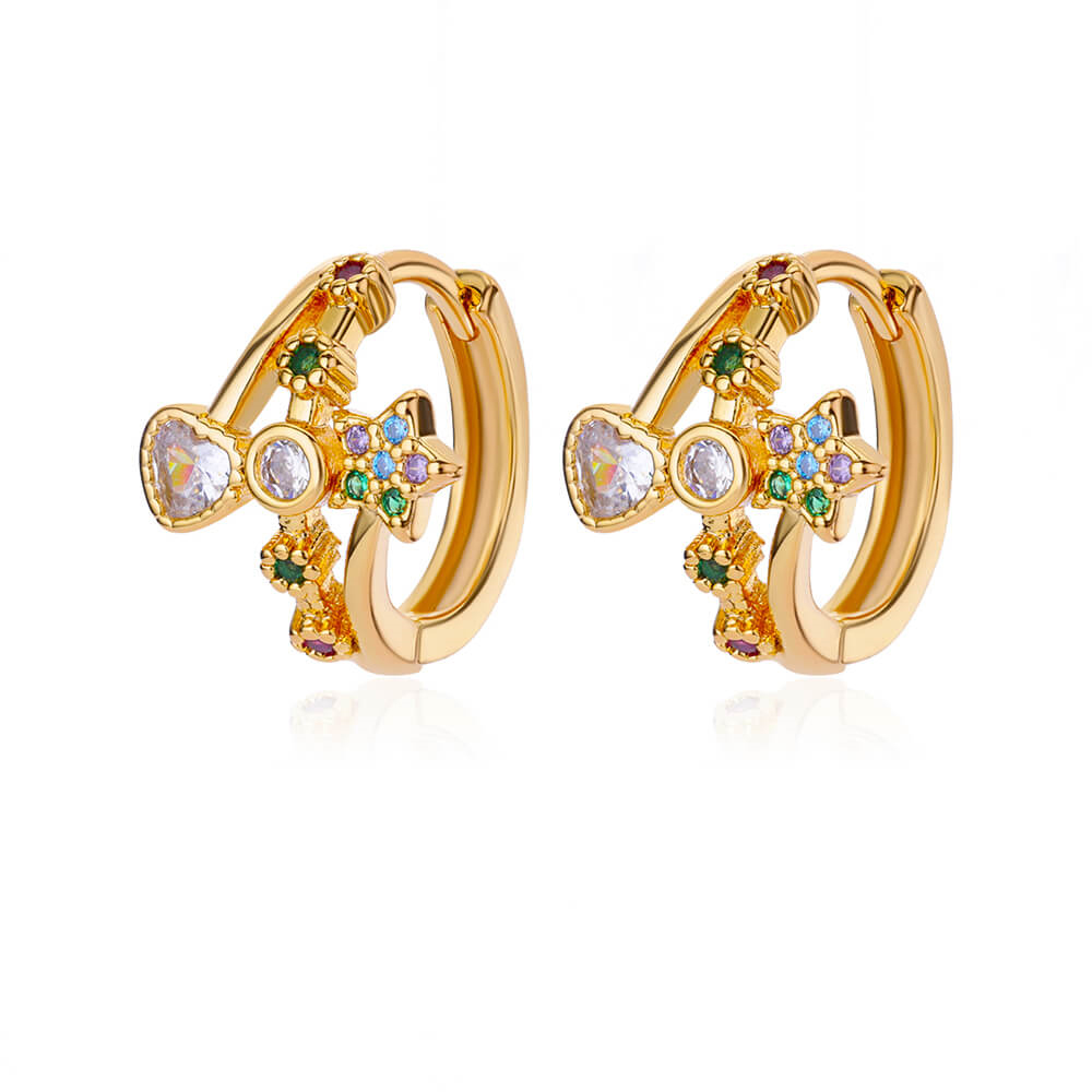 Fashionable and trendy colorful ear buckles