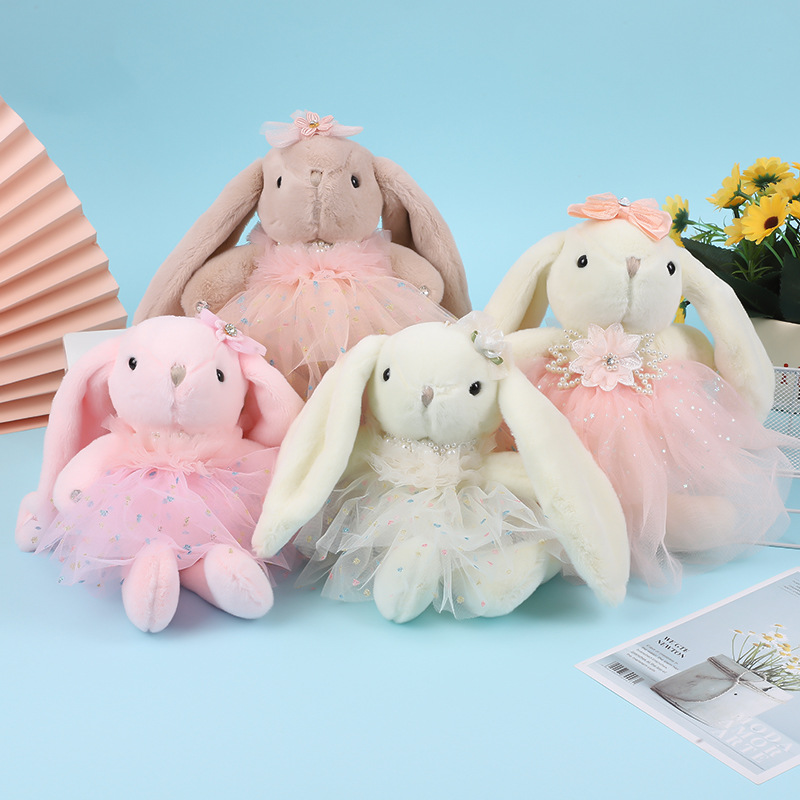 网红可爱兔子布娃娃毛绒玩具公仔娃娃玩具送女生儿童批发礼物详情3