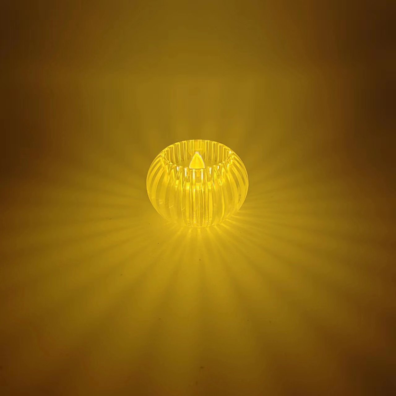 led electronic candle lamp, creative night light, vertical striped ball candle lamp Specification image