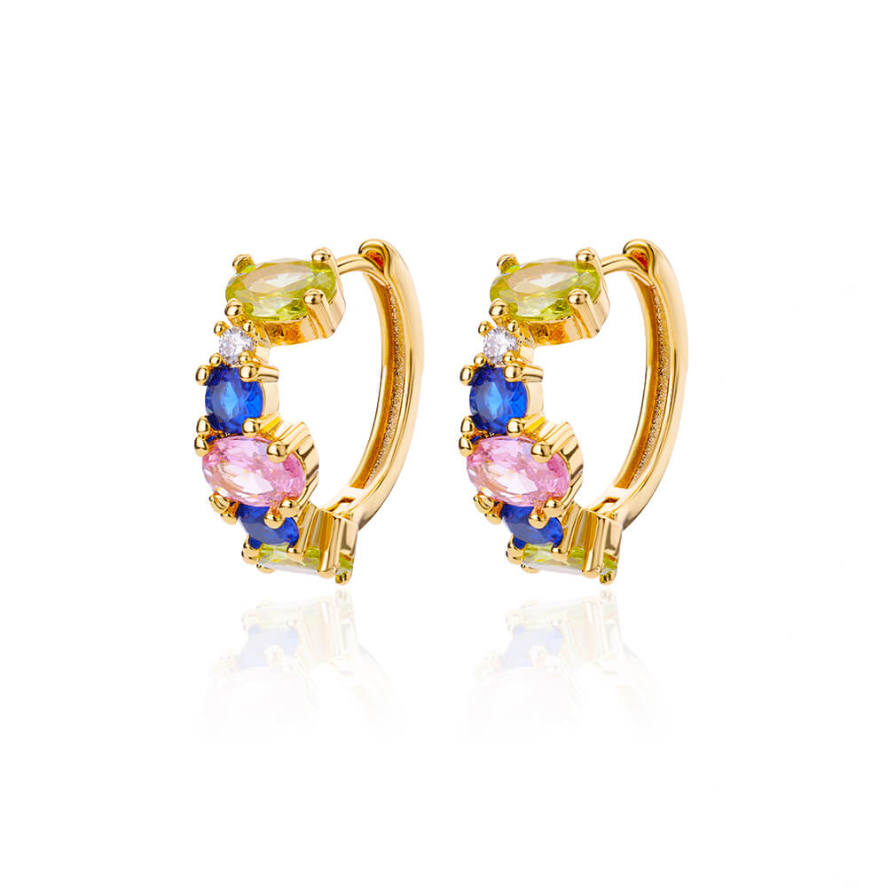 新品上市！时尚流行彩色锆石耳扣，超值价格，不买你绝对会后悔！限时抢购，赠品等你拿！