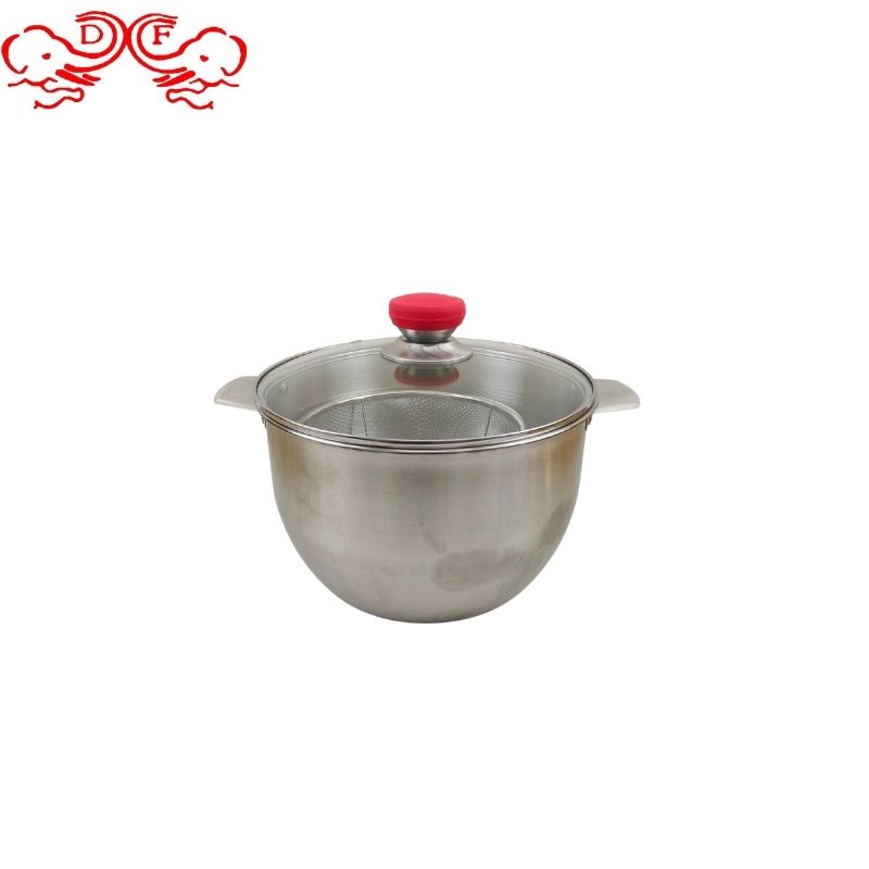 DF99118 Stainless steel cooking pot Stainless steel pot two ear pot kitchen hotel supplies manufacturer DF TRADINGHOUSE