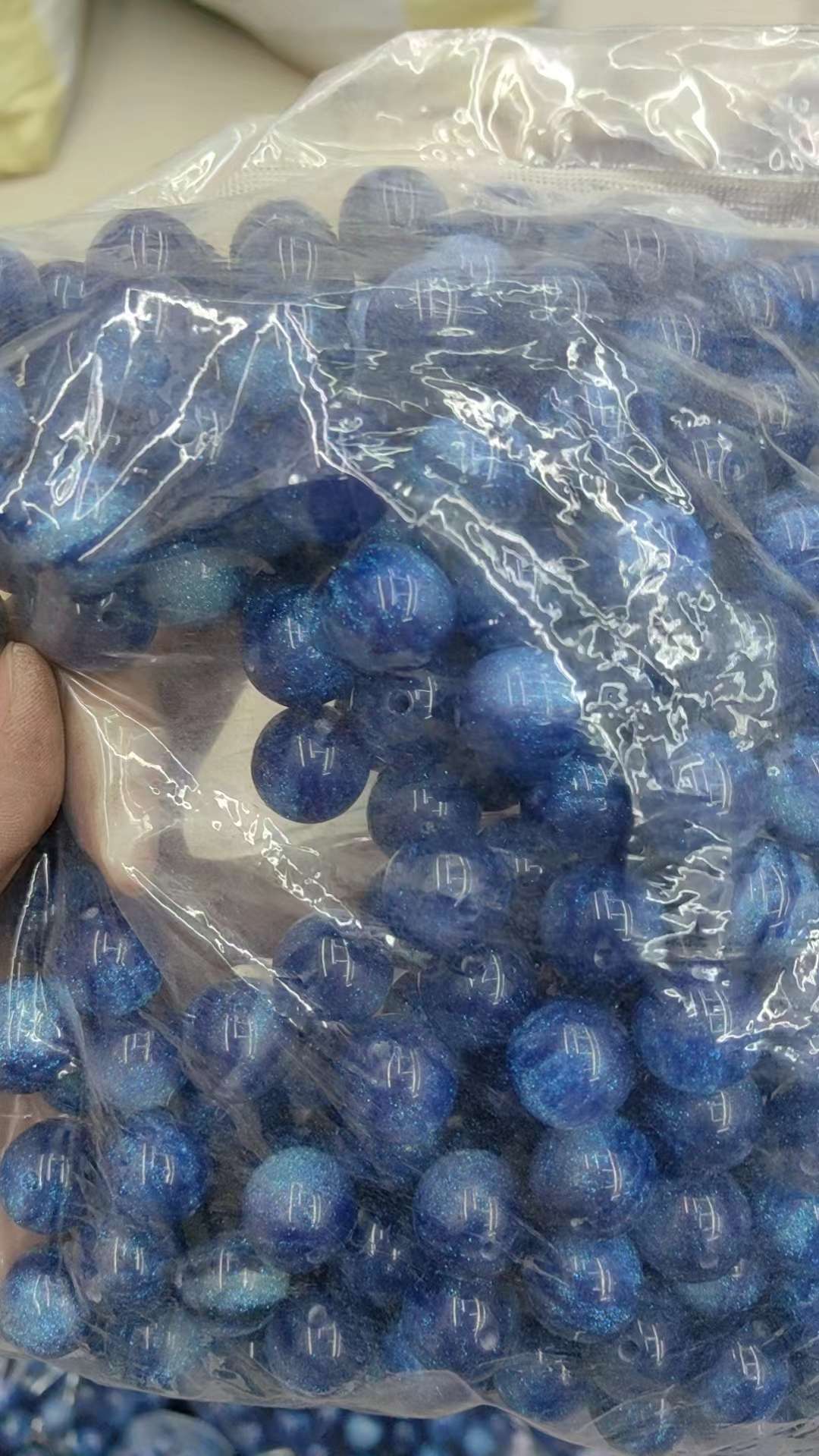 12Mm Resin Fine Flash Blue