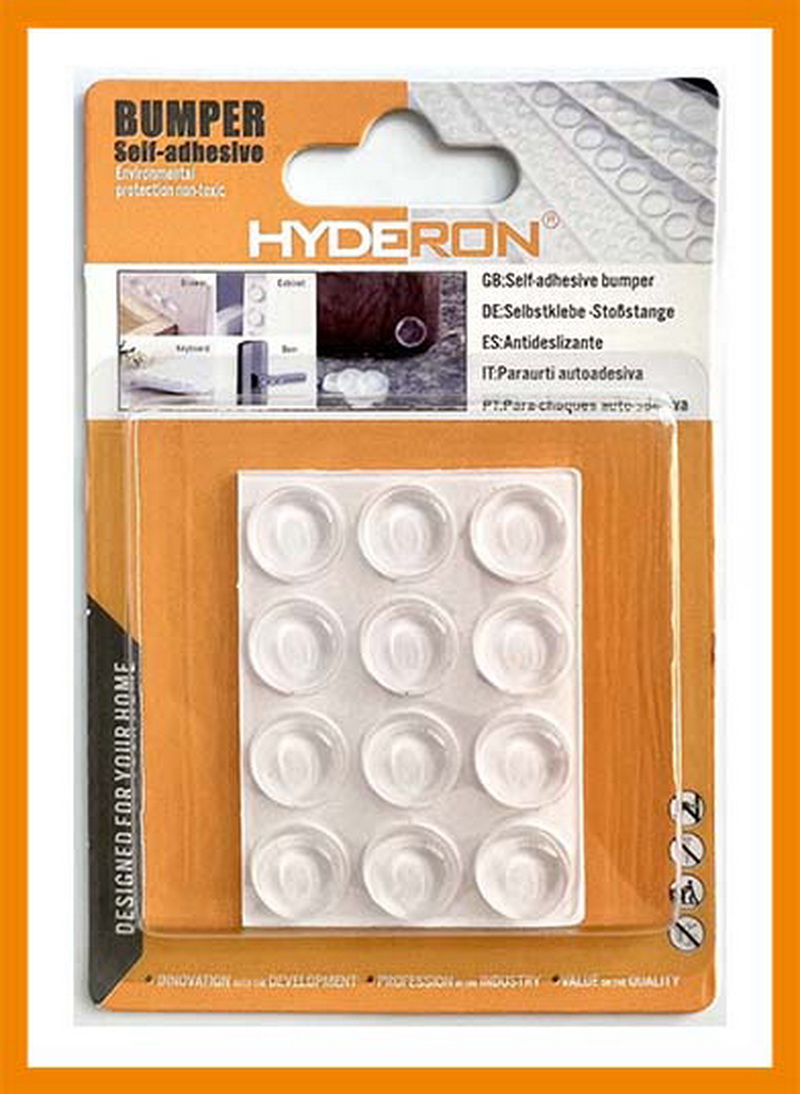 Huidelong Hardware [Factory Direct Sale] Transparent Pads, Buffer Pads, Anti-slip Pads, Self-adhesive rubber Feet, Transparent rubber feet pic 2