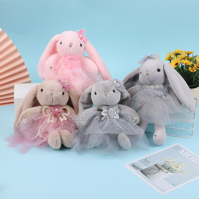 网红可爱兔子布娃娃毛绒玩具公仔娃娃玩具送女生儿童批发礼物详情2