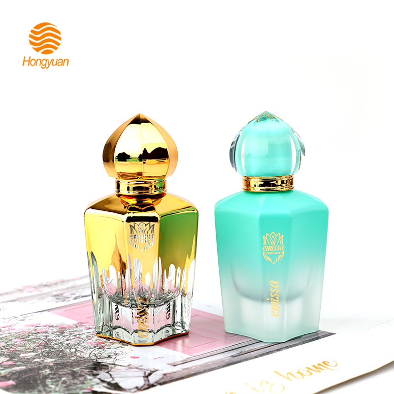 High-end perfume dispenser bottle pressed perfume empty bottle 50ml/100ml perfume spray glass bottle travel portable