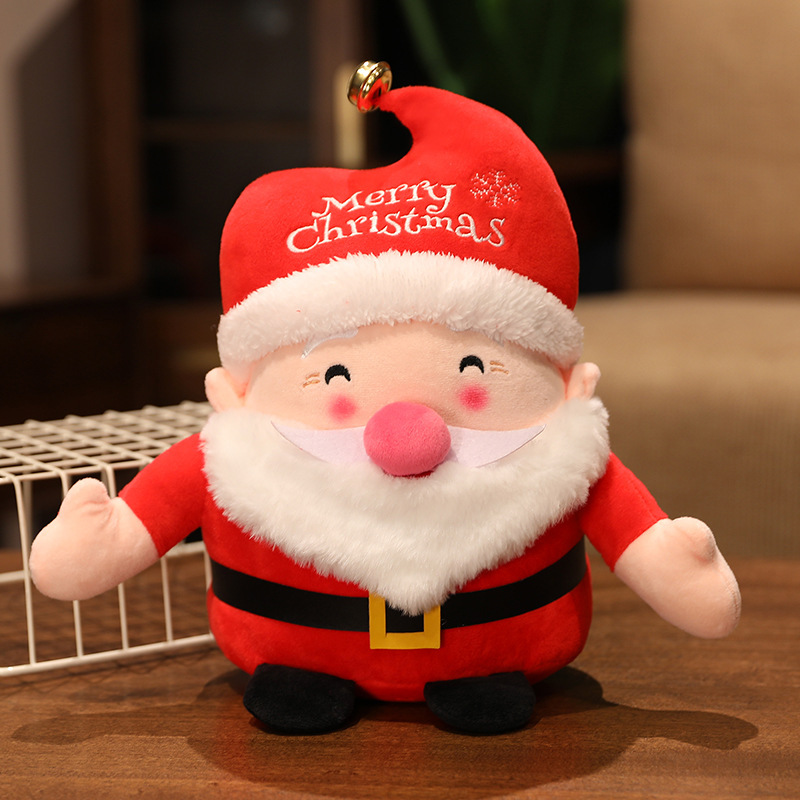 圣诞老人公仔毛绒玩具玩偶娃娃圣诞节小鹿挂件圣诞礼物节日礼物