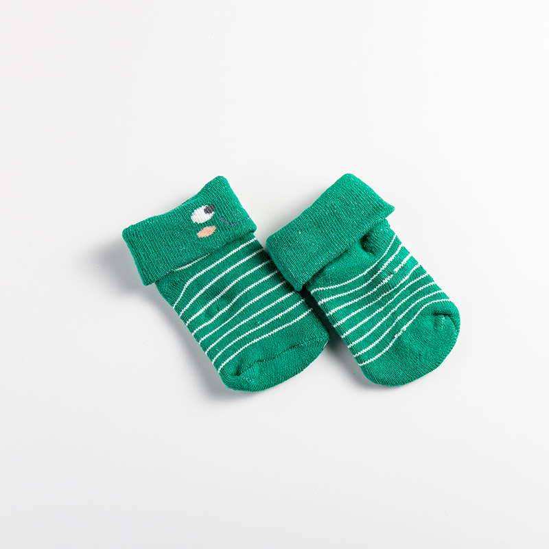 Children's socks for autumn and winter: Pure cotton baby socks for boys and girls, warm loop socks for children details Picture