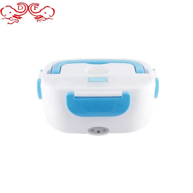 DF99011 Electric lunch box with electric lunch box Family car dual-purpose lunch box Plastic stainless steel multi-functional heated lunch box DF TRADINGHOUSE Specification drawing