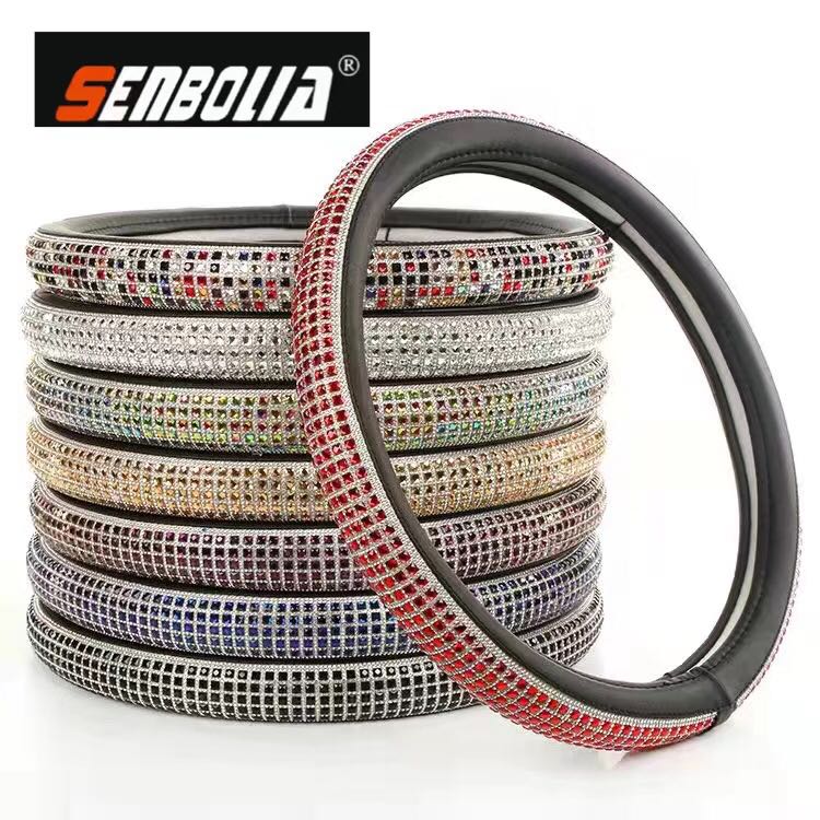 senbolia-FXP-60 car steering wheel cover, rubber steering wheel cover, universal car steering wheel cover manufacturer direct sales. Welcome to inquire and customize pic 7