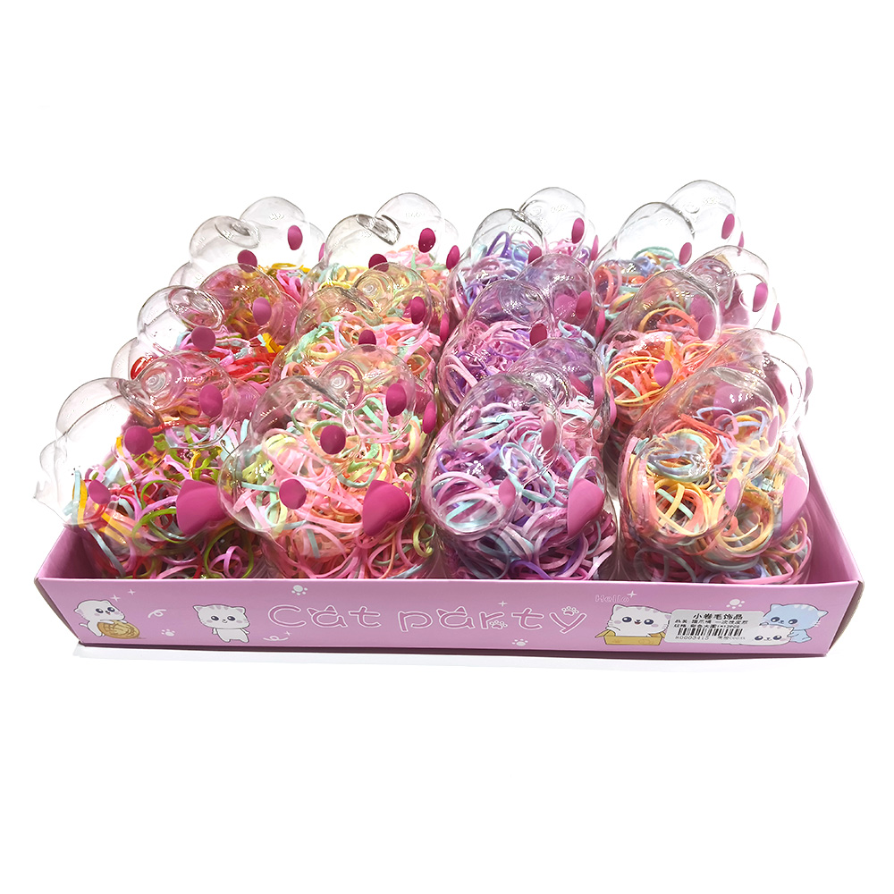 Cat Claw Bucket High Elastic Small Rubber Band Female Hair Disposable Rubber Band Hair Band Adult Children Head Rope Hair Accessories Wholesale