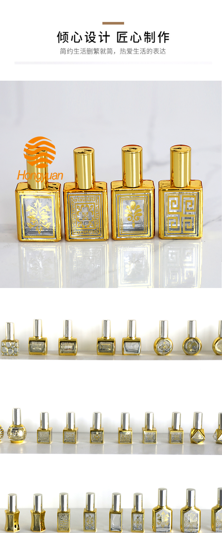 Factory wholesale square perfume bottles, 8ml spray bottles, cosmetic sample bottles, thick-bottomed glass bottles, perfume portioned bottles pic 5