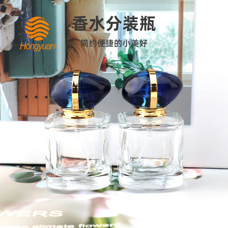 Wholesale new 30ml perfume glass bottles in stock, best-selling perfume bottles, perfume dispensing bottles, press dispensing bottles