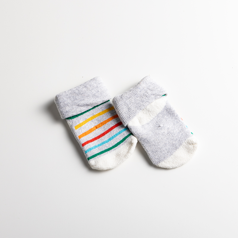 Children's socks for autumn and winter: Pure cotton baby socks for boys and girls, warm loop socks for children Specification image