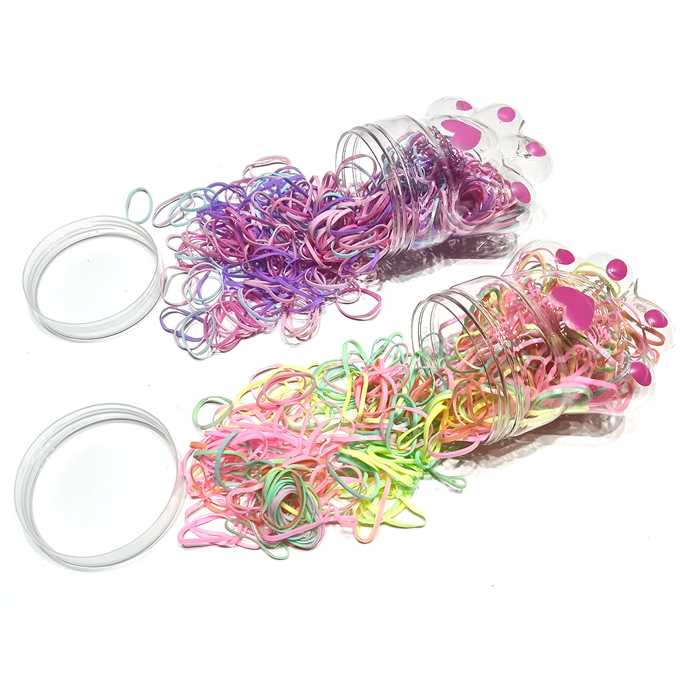 Cat Claw Bucket High Elastic Small Rubber Band Female Hair Disposable Rubber Band Hair Band Adult Children Head Rope Hair Accessories Wholesale details Picture