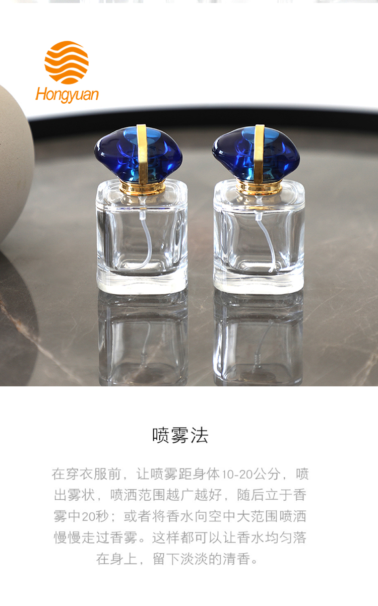 Wholesale new 30ml perfume glass bottles in stock, best-selling perfume bottles, perfume dispensing bottles, press dispensing bottles pic 2