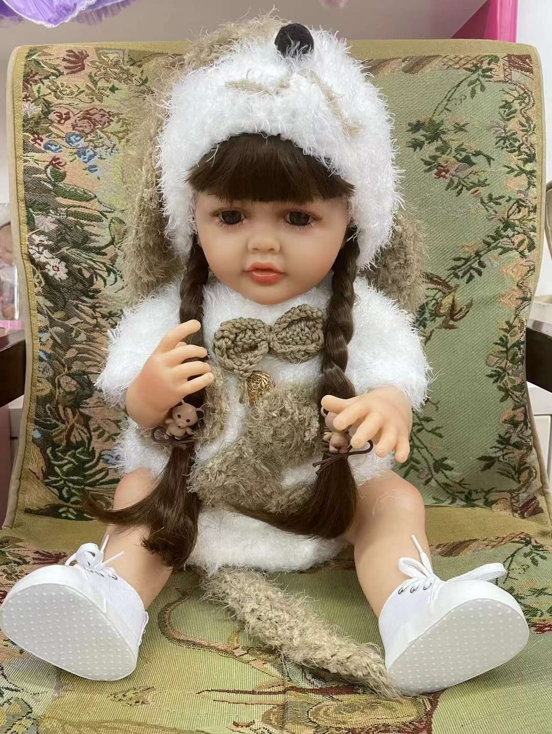 Reborn Doll Simulation Doll 55Cm Vinyl Doll Has 3C Certification En71 Certification Item Picture
