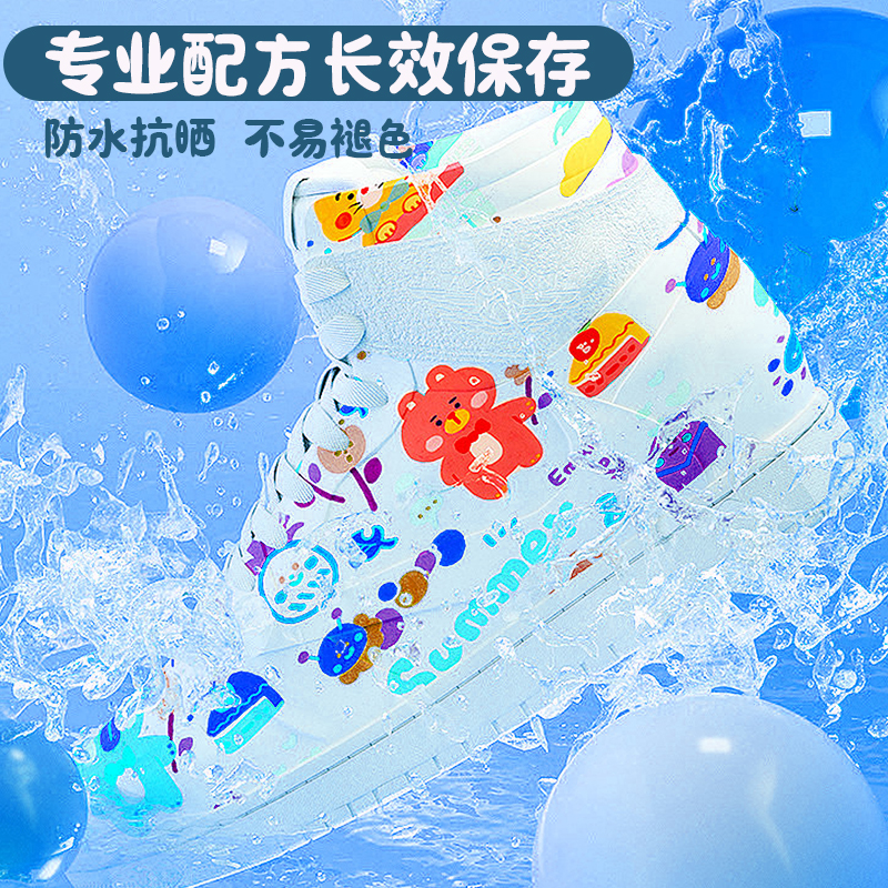 Weibo Stationery student Acrylic marker pens, color waterproof, quick-drying, children's hand-drawn diy art graffiti, non-transparent color, 36 colors details Picture