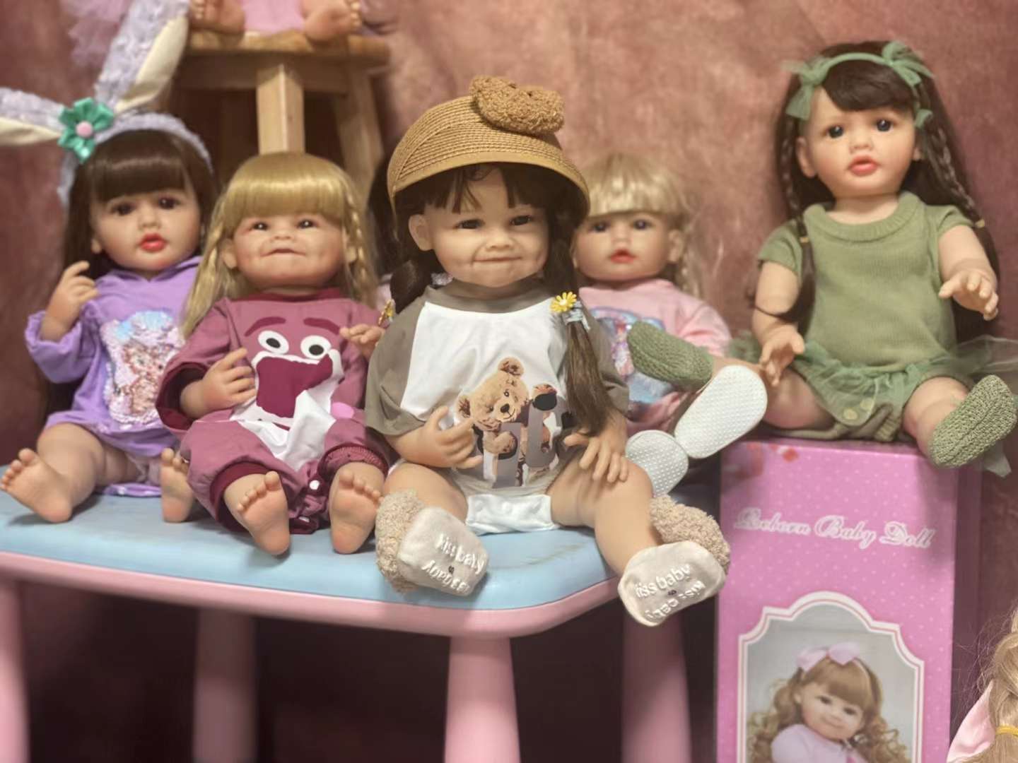 Reborn Doll Simulation Doll 55Cm Vinyl Doll Has 3C Certification En71 Certification Application Scenario