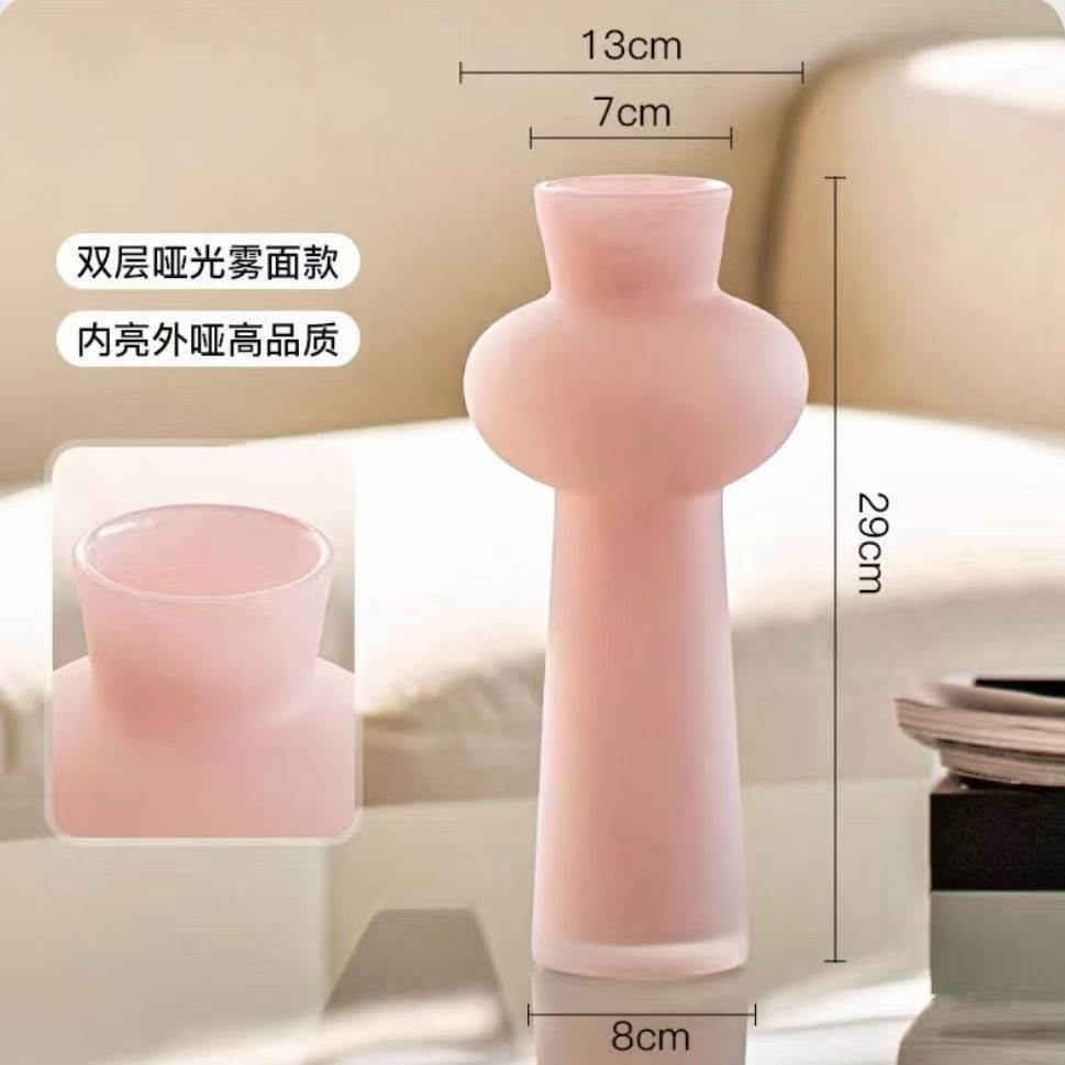 玻璃水养插花/客厅装饰摆件/个性水晶花瓶产品图
