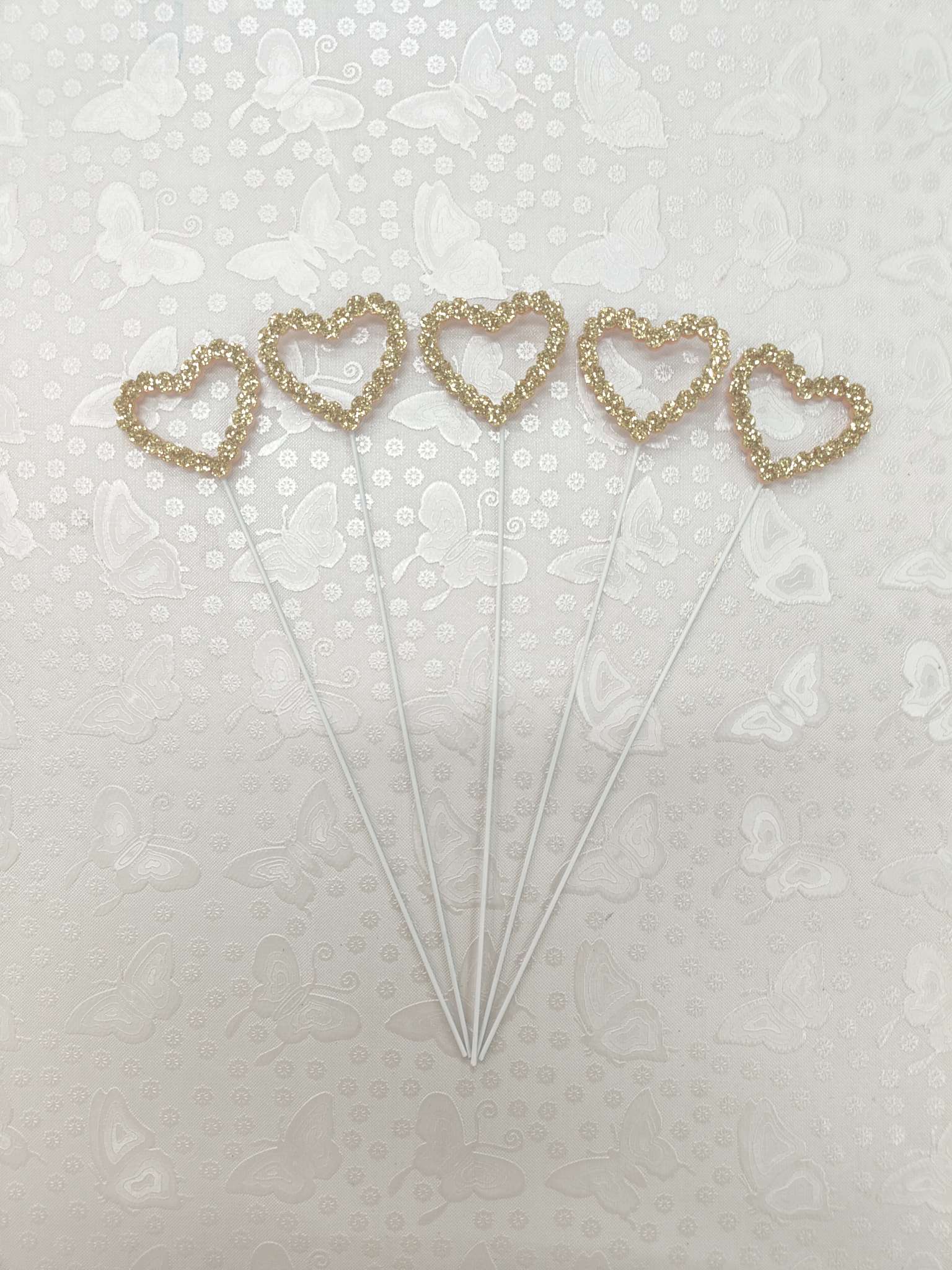 Wire Powder Hollowed Out Five-Pointed Star And Love Plug-In details Picture