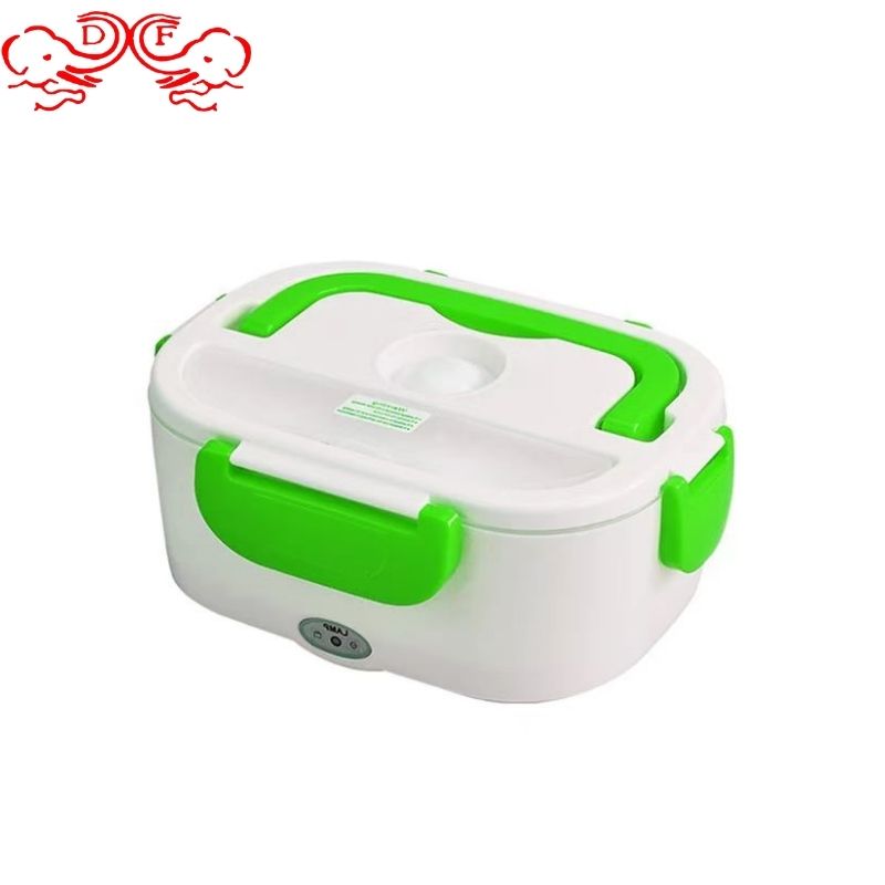 DF99011 Electric lunch box with electric lunch box Family car dual-purpose lunch box Plastic stainless steel multi-functional heated lunch box DF TRADINGHOUSE full figure