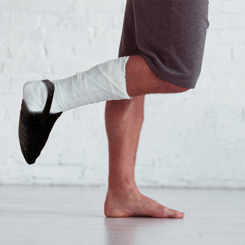 石膏穿的石膏袜石膏套洗澡防水套脚趾骨折运动防扭伤护踝袜详情图2