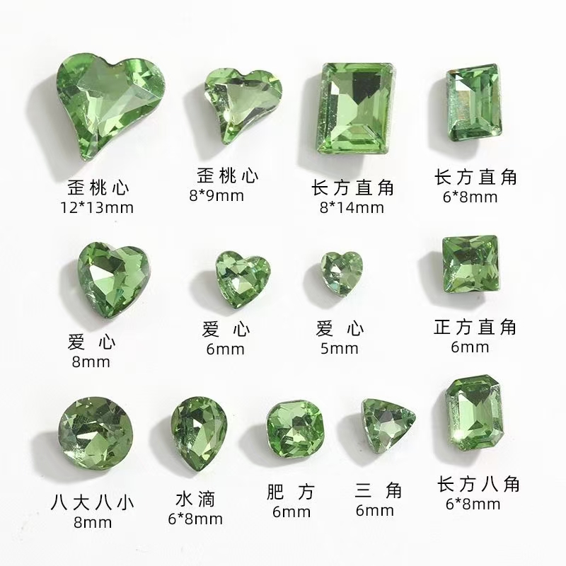 新款彩色尖底钻K9美超钻超闪钻5052