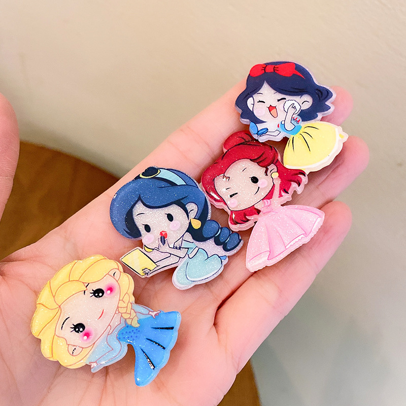 Children's hair clips, acrylic cute cartoon hair clips and hair accessories wholesale children's broken hair clips Specification image