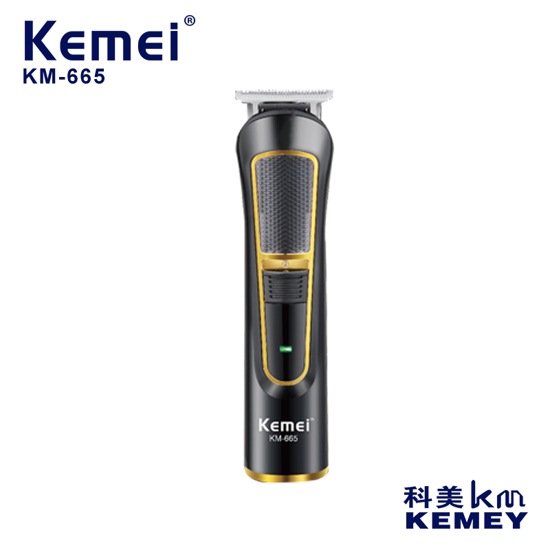 科美/KEMEI跨境电推子理发剪精钢刀头专业雕刻锂电池电推剪理发器