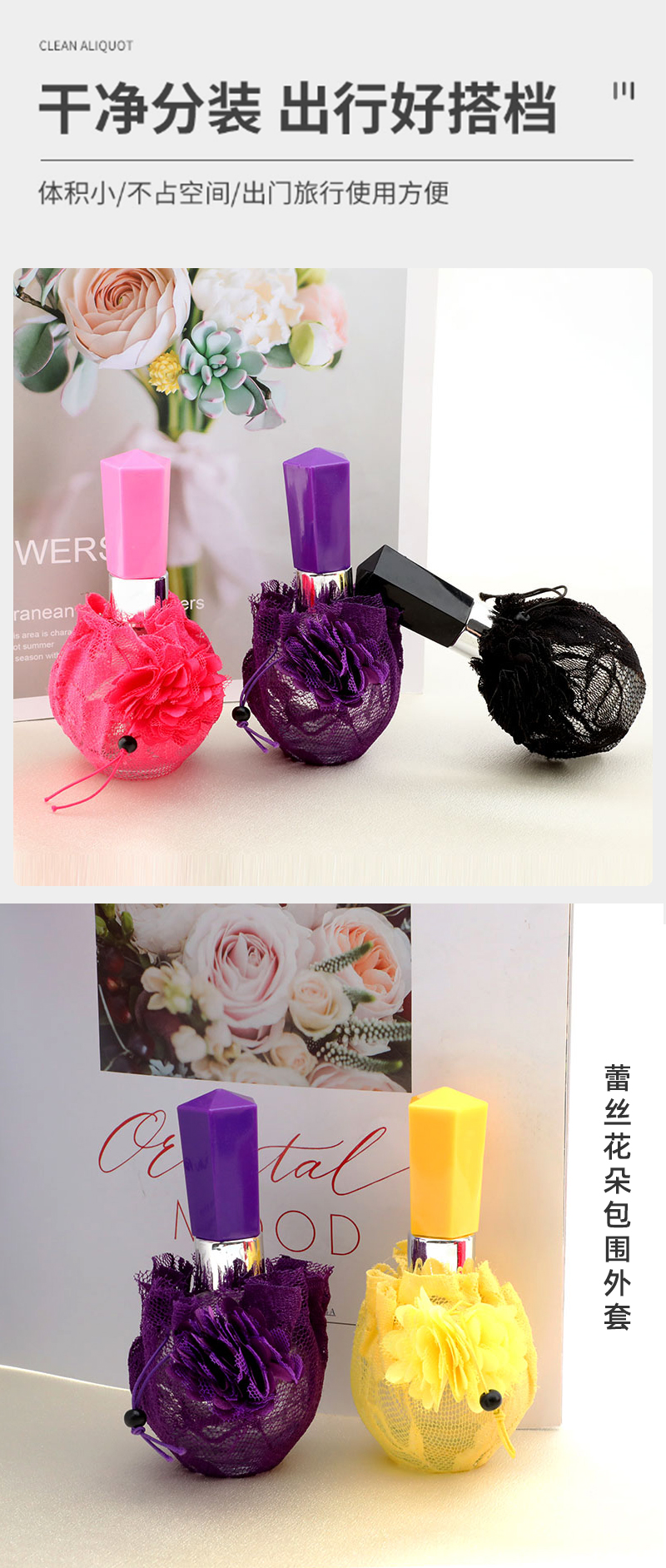 Wholesale of high-end 60ml perfume bottles, cosmetic water bottles, perfume dispensers, glass spray bottles and empty perfume bottles in stock pic 5