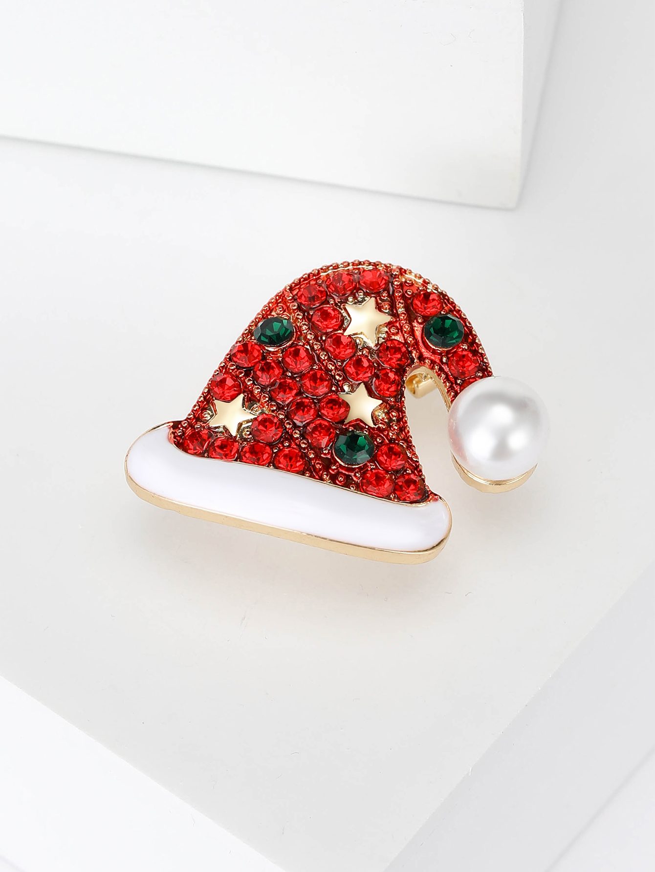Ziyang Accessories' 2023 new Chinese-style Christmas hats, brooches, high-end women's personalized and fashionable corsages, elegant pins, coats, cardigans and accessories are sold directly by the manufacturer details Picture