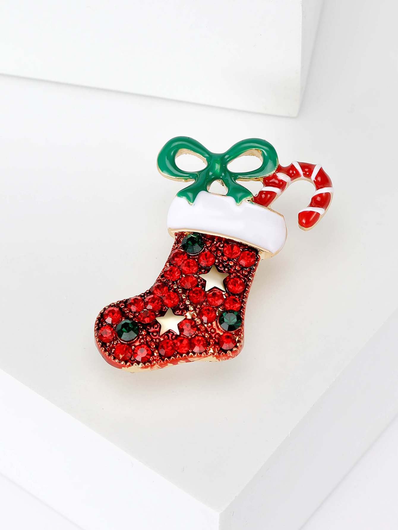 Ziyang Accessories' 2023 new Chinese-style Christmas boots, brooches, high-end women's personalized and fashionable corsages, elegant pins, coats, cardigans and accessories are sold directly by the manufacturer Specification image