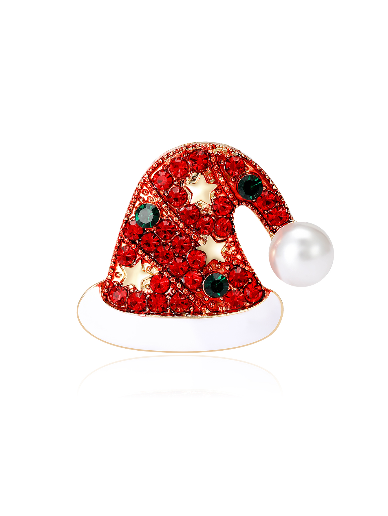 Ziyang Accessories' 2023 new Chinese-style Christmas hats, brooches, high-end women's personalized and fashionable corsages, elegant pins, coats, cardigans and accessories are sold directly by the manufacturer Item Picture
