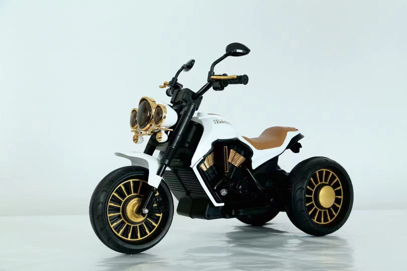 宾隆儿童电动摩托车玩具车可坐人男女大人亲子双人座3-12岁大号