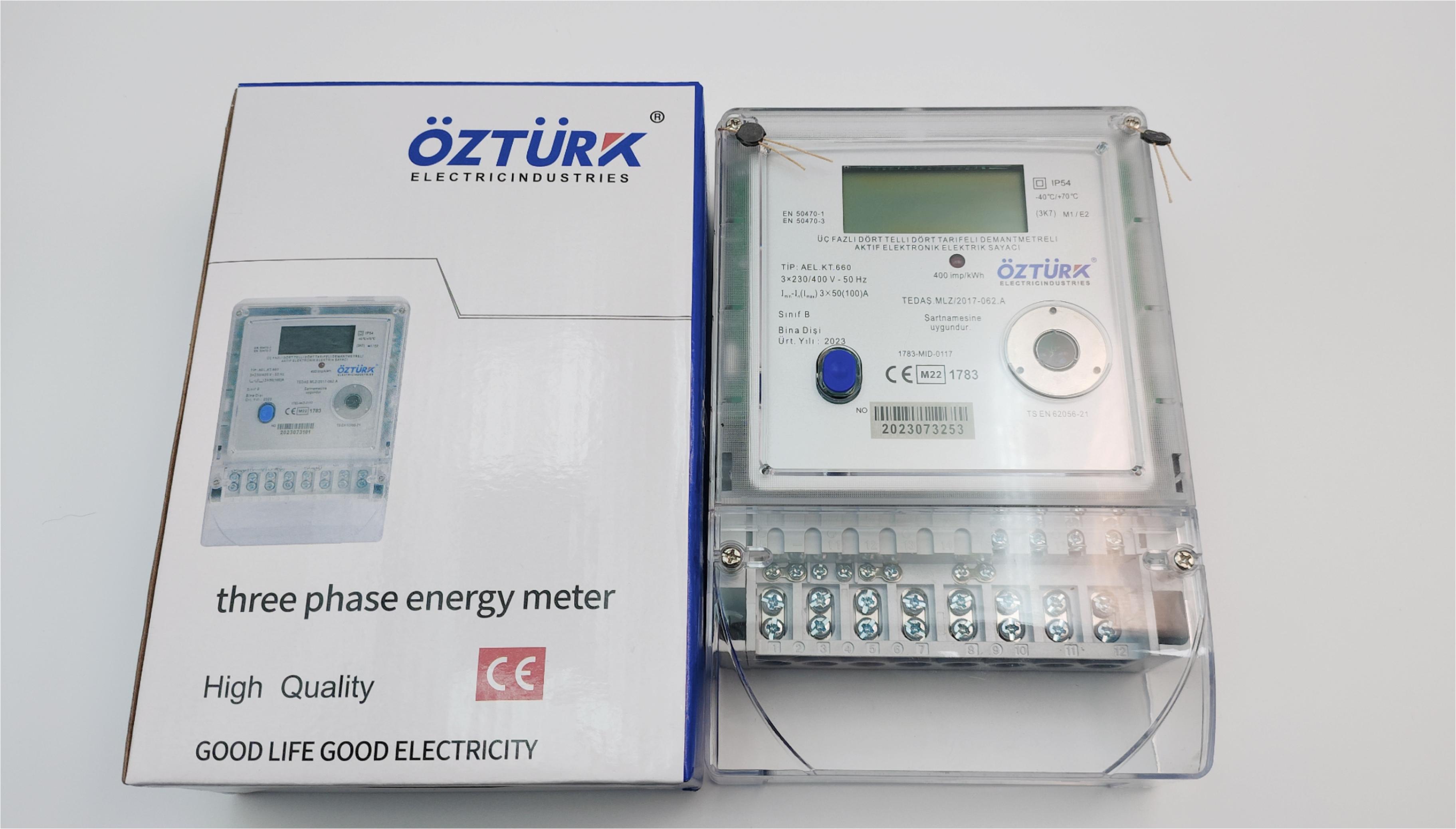 OZTURK electricity meter M22 Specification image