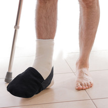 石膏穿的石膏袜石膏套洗澡防水套脚趾骨折运动防扭伤护踝袜