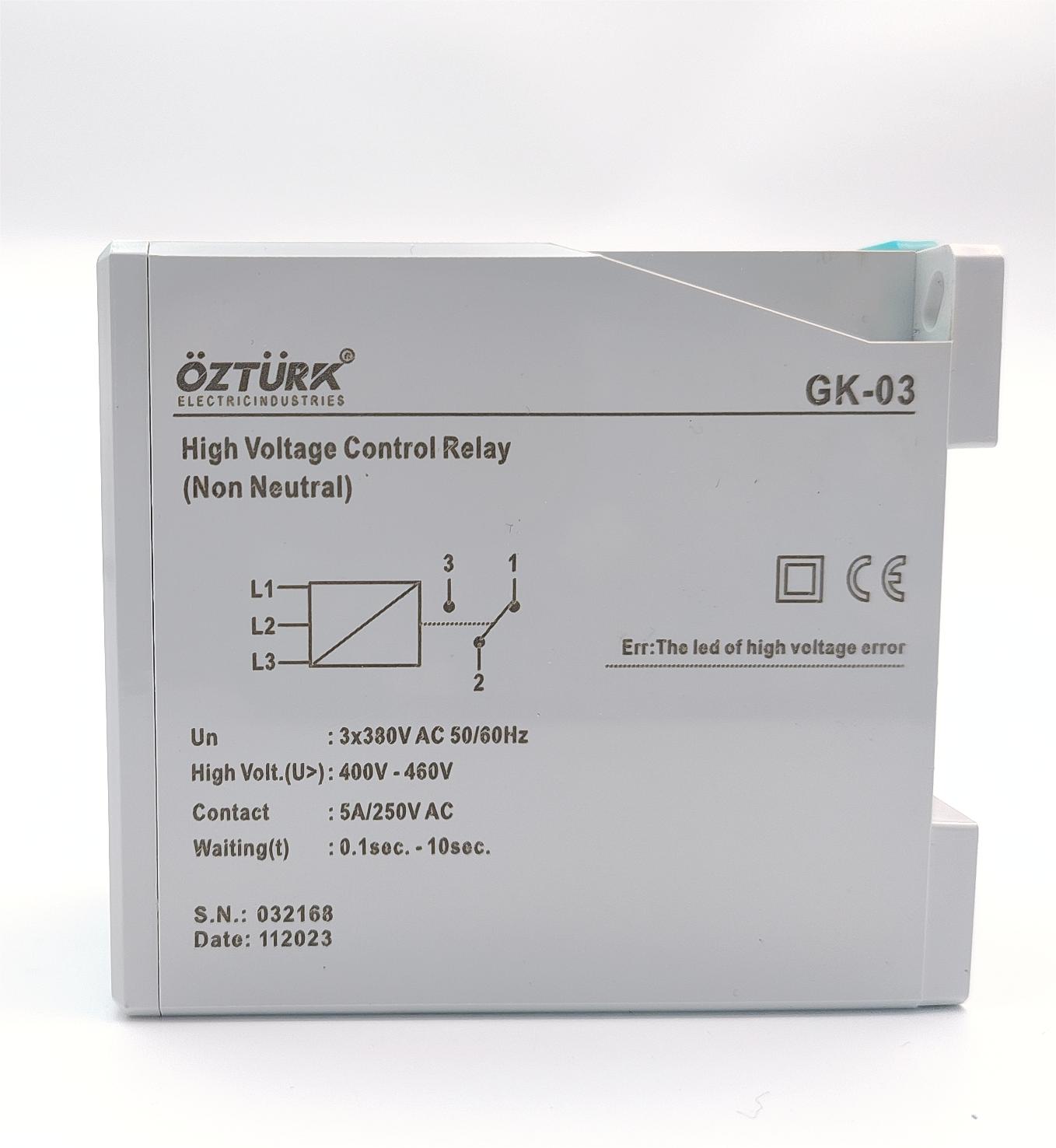 OZTURK高压控制继电器GK-03详情图2