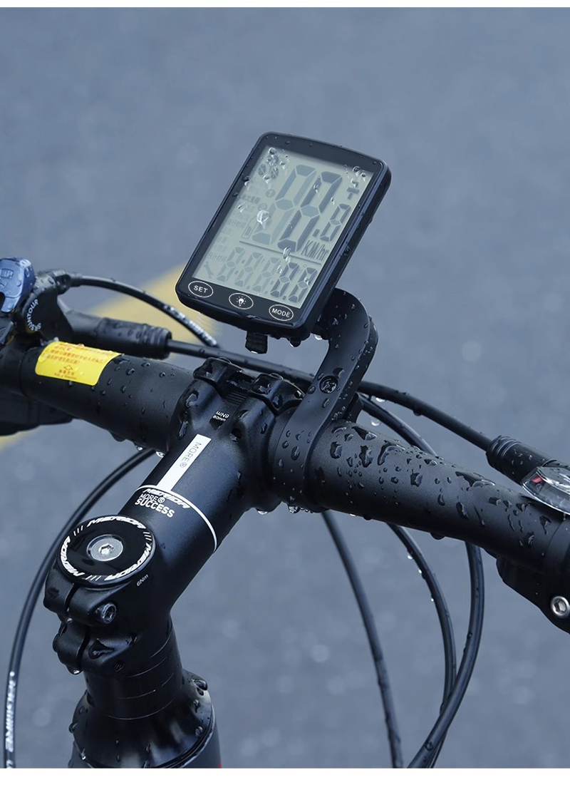 YE100-A bicycle wireless speedometer, large screen in both Chinese and English, wireless touch, backlit, waterproof, mountain bike speedometer, odometer, and speedometer pic 15