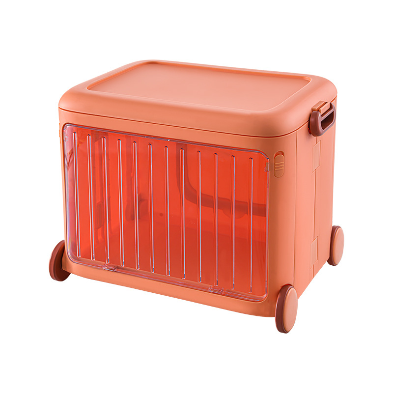 Y169-331 Children's toy box, foldable home organizing box, mobile book and snack storage box, storage box details Picture