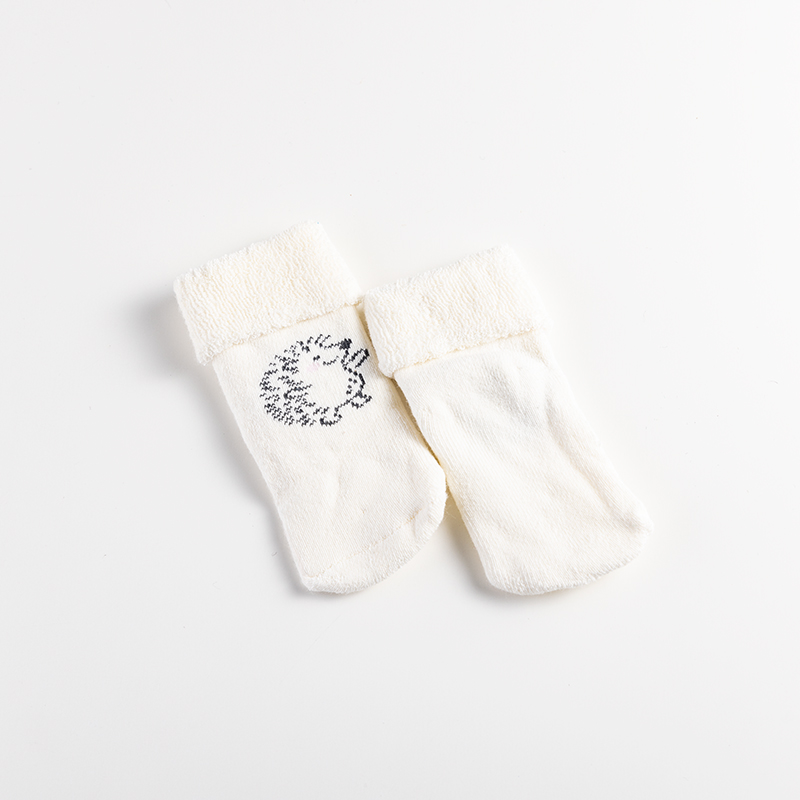 Children's socks, autumn and winter pure cotton baby, boys' and girls', newborn children's socks, warm loop socks Item Picture