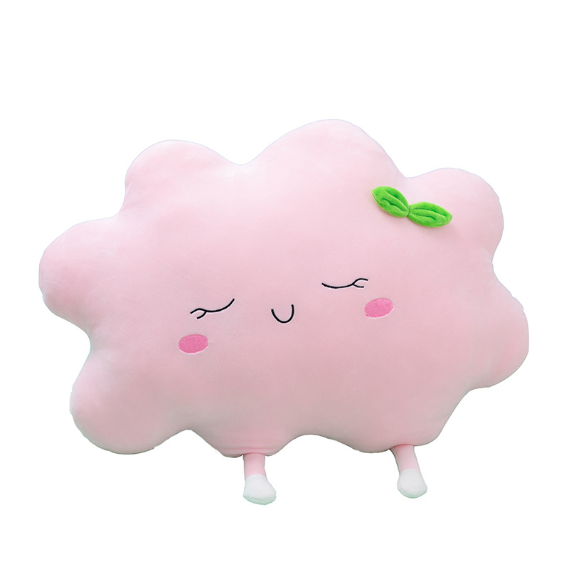 2023 nuevo diseño creativo red de peluche juguetes al por mayor sol nubes cojín regalo del día de los niños ragdoll boneca Item Picture