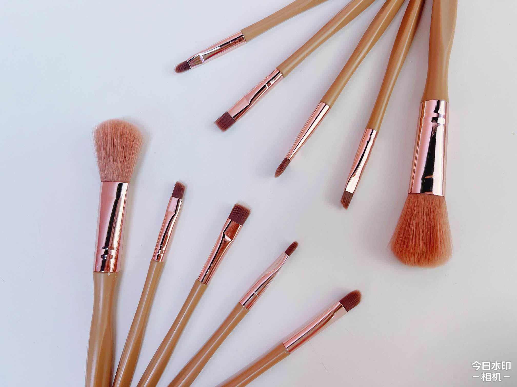 Set brush 5 makeup brushes super soft bristles Specification drawing