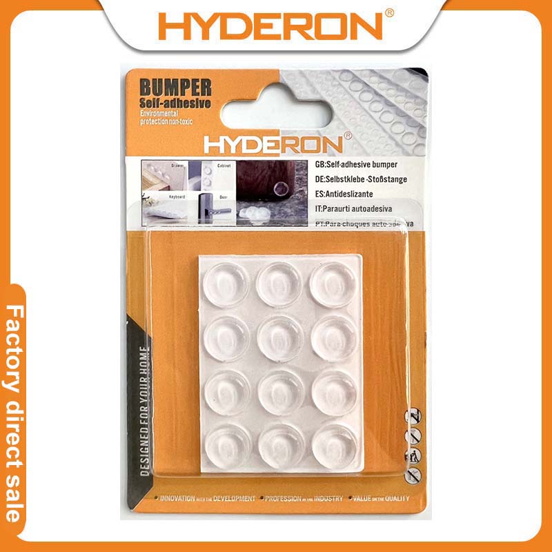 汇德隆五金【厂家直营】透明垫缓冲垫阻滑垫自粘橡胶脚透明橡胶脚