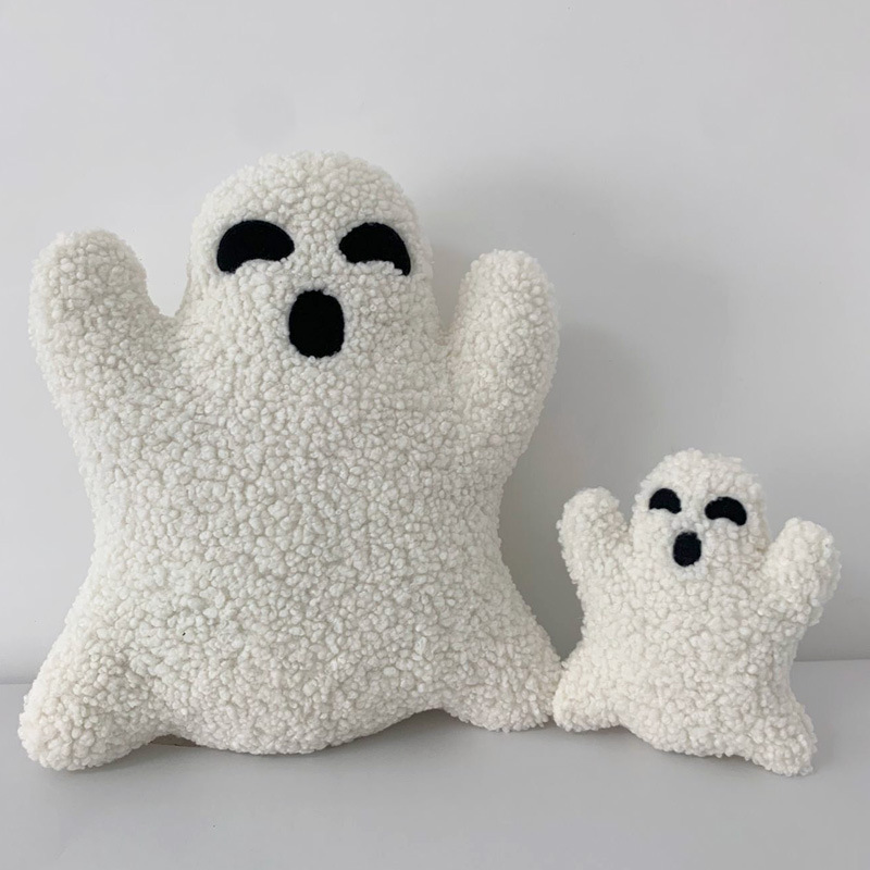 Nuevo halloween juguetes de peluche monstruos blanco fantasma cojín hogar decoración regalo de fiesta muñeca de peluche details Picture