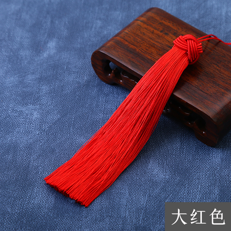 Long 15Cm Pineapple Cap Fringe Fringe Vertical Ice Silk Fringe Clothing Instrument Car Interior Hanging Item Picture