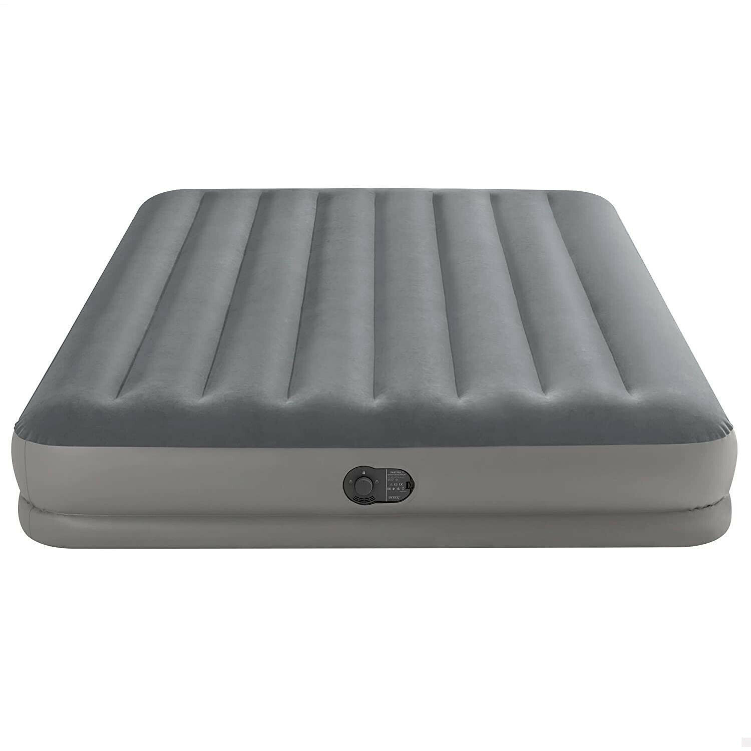 INTEX64114灰色USB内置电泵双人线拉空气床植绒充气床垫批发详情图2